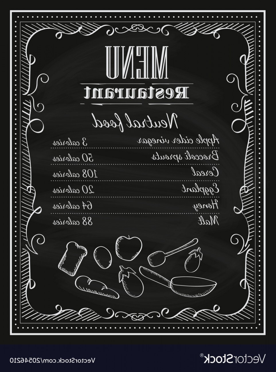 963x1296 Blackboard Restaurant Hand Drawn Chalkboard Frame Vector Geekchicpro
