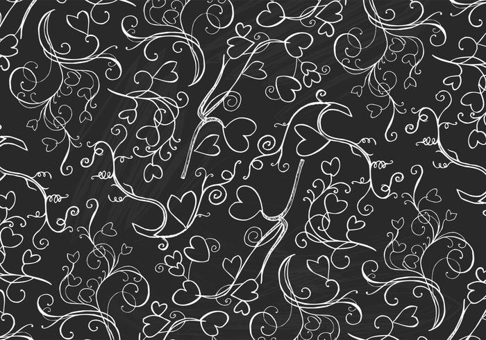 700x490 Chalk Drawn Heart Wallpaper Vector