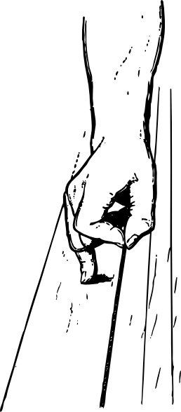 258x587 Johnny Automatic Snapping A Chalk Line Clip Art Free Vector In