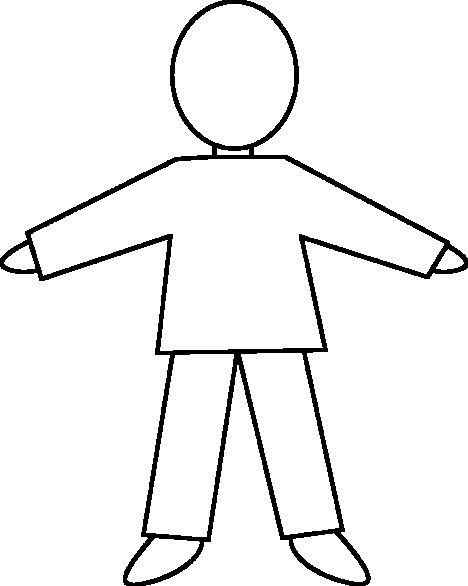468x586 Human Clipart Chalk Outline Cute Borders, Vectors, Animated, Black