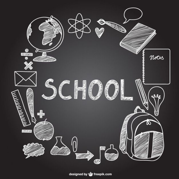 626x626 Chalkboard Drawing Banner Freeuse School