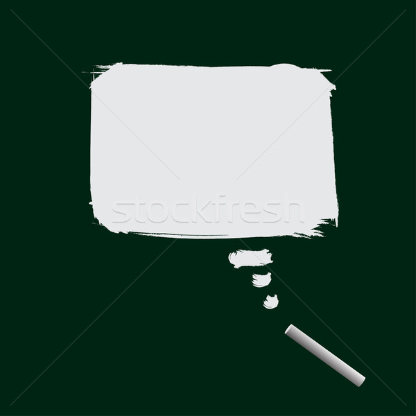 600x600 Black Board And Chalk Vector Illustration Hon Ng (Hfng) ( 243036