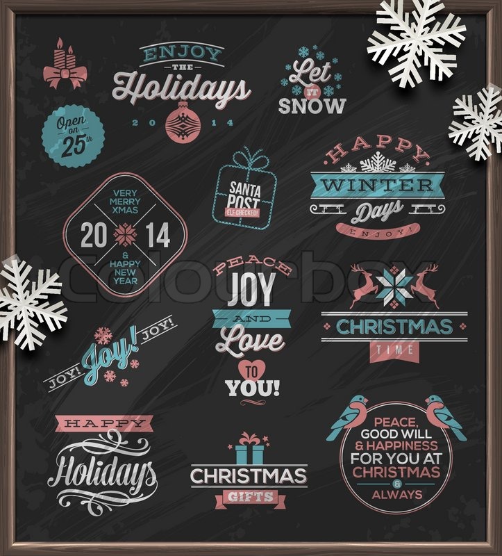 723x800 Christmas Vector Illustration