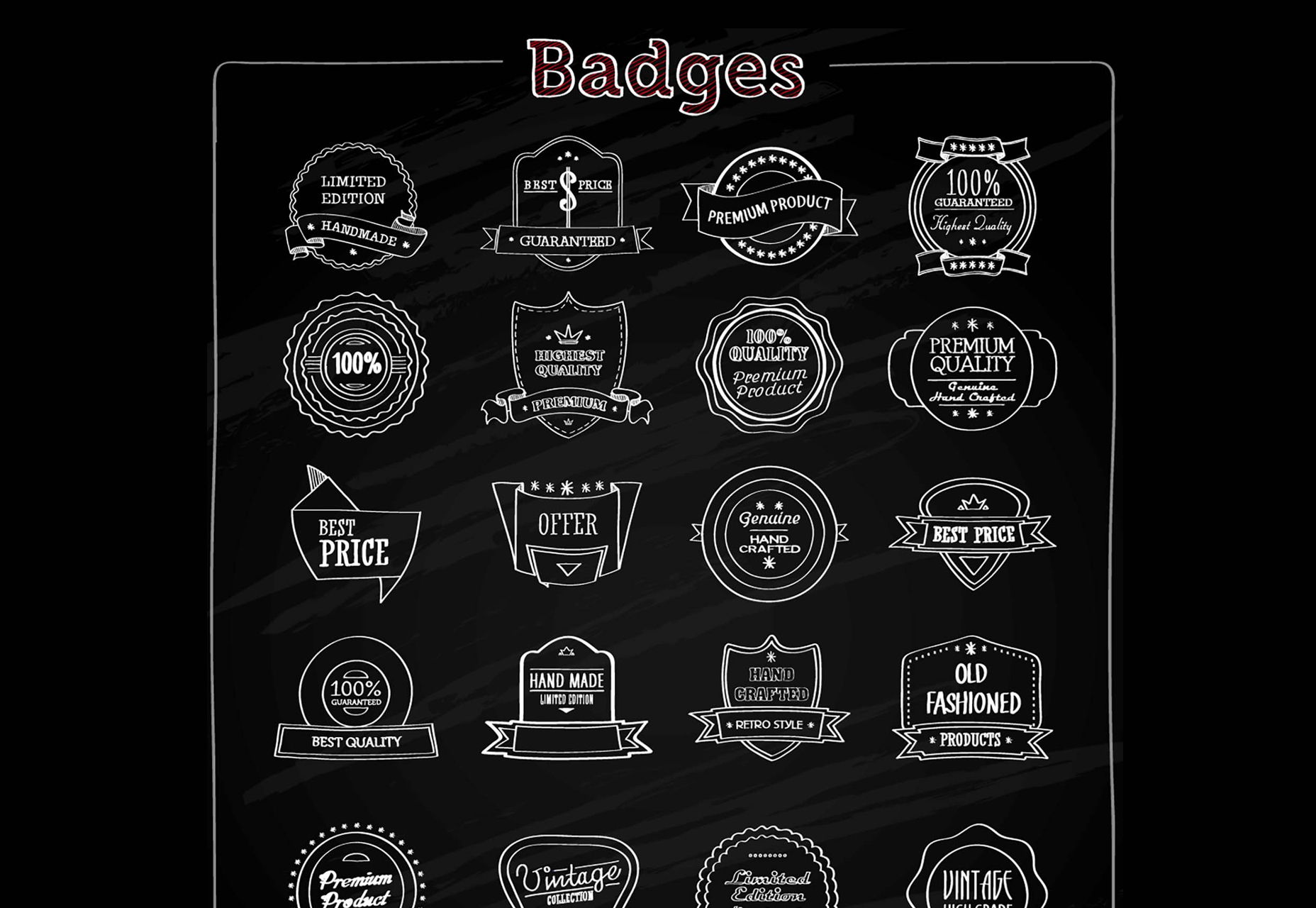 Chalkboard Vector Free