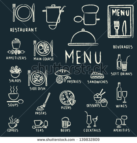 450x470 Free Chalkboard Vector Elements Restaurant Menu Design Elements