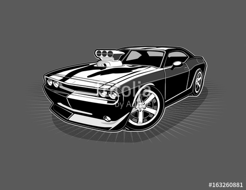 500x387 Dodge Challenger Stock Image And Royalty Free Vector Files On