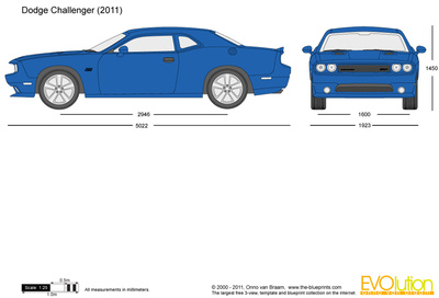 400x272 Dodge Challenger Vector Drawing