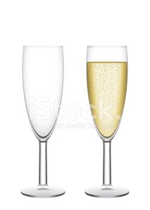 213x299 Two Vector Champagne Flutes Stock Vectors