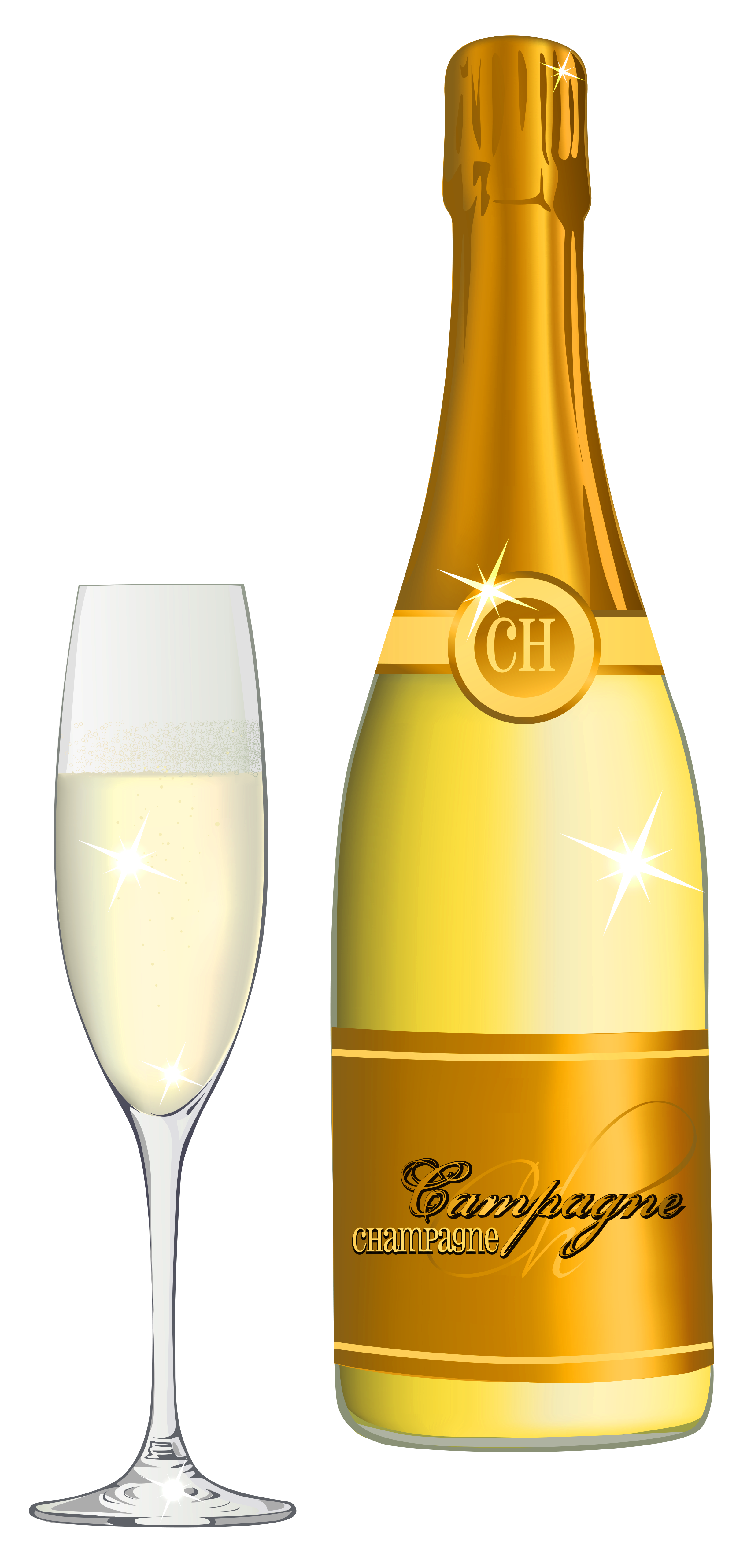 2407x5047 Champagne And Glass Png Vector Clipart Imageu200b Gallery