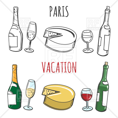 400x400 Inscription Paris And Popular French Food