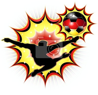 400x390 Germania Calciatore Germany Soccer Champion Vector Basement Wall Mural
