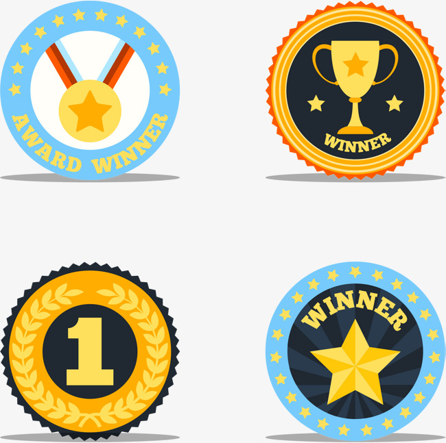 650x647 Vector Hand Painted Gold Medal Champion, Gold Vector, Vector, Hand