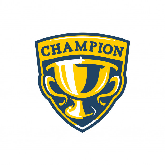 626x626 Champions Badge Logo Vector Premium Download