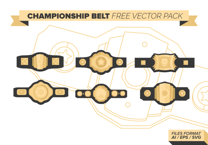 700x490 Championship Belt Free Vector Pack