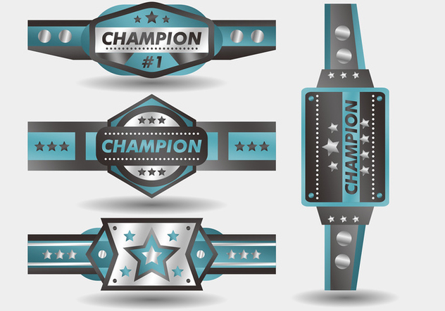 632x443 Blue Championship Belt Vector Design Free Vector Download 426479