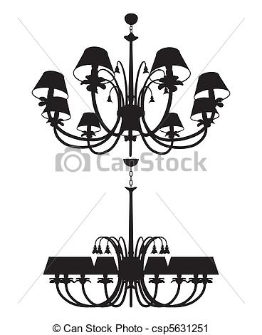 368x470 Luster Chandelier Vector.