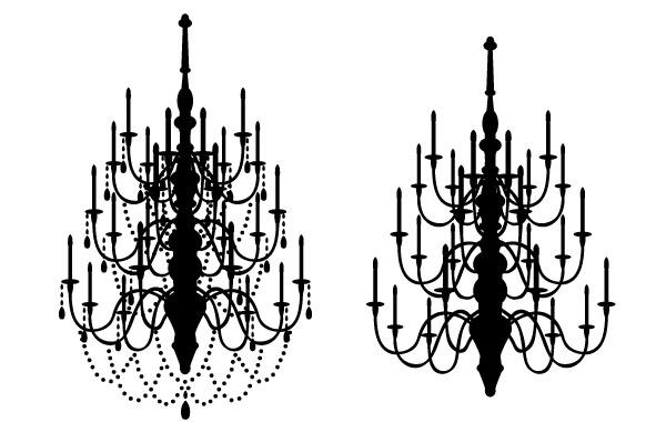 600x380 Vector Chandeliers