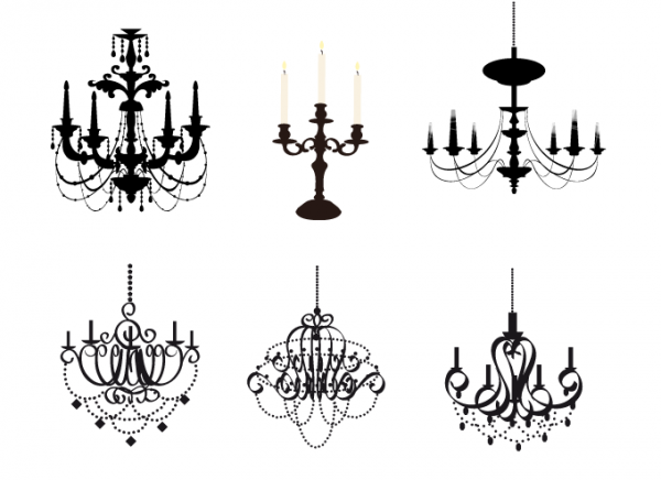 600x436 Vintage Chandelier New 279 Free Vintage Chandelier Vector