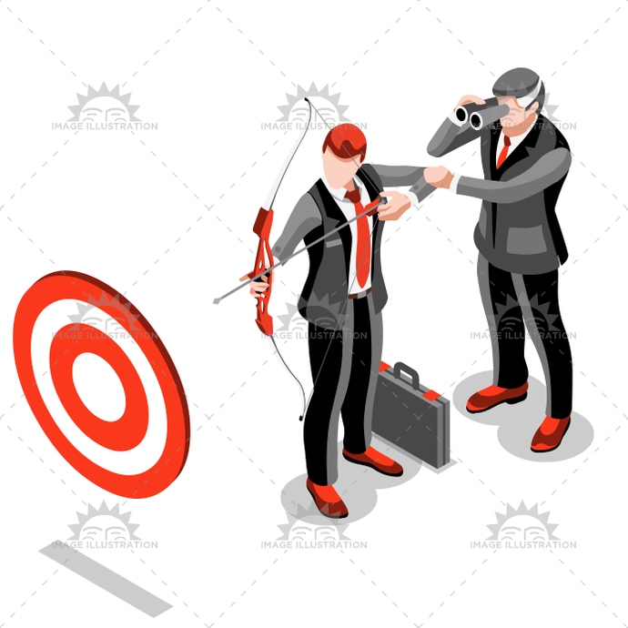 690x690 Ambitious Business Change 18 Job Ambitions Vector Concept