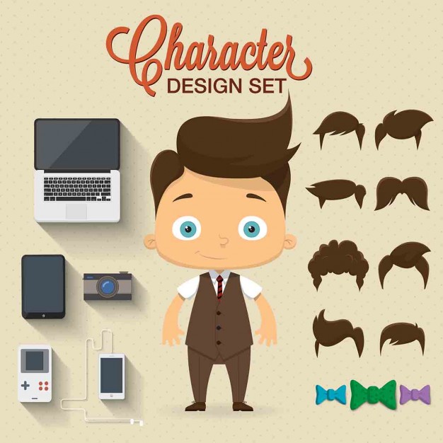 626x626 Character With Complements Vector Free Download