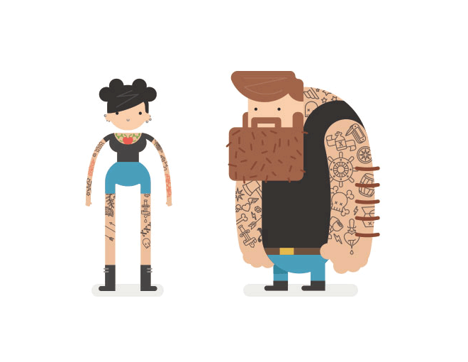 660x510 Showcase Of Stylish Vector Character Design Illustrations