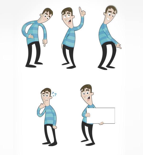 600x651 13 Brandable, Free, Vector People Graphics Mascots And Character