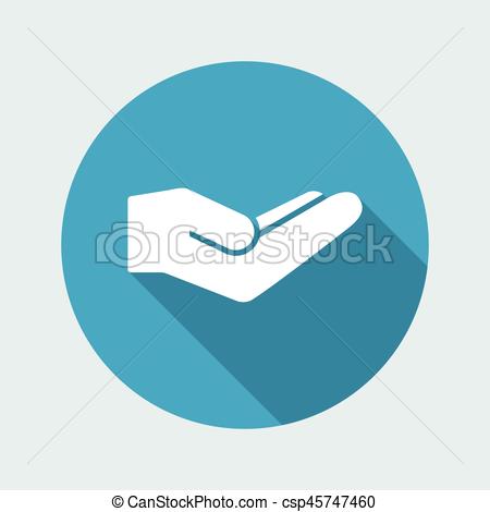 450x470 Hand In Gesture Of Charity.