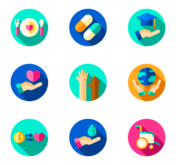 600x564 Charity Icons