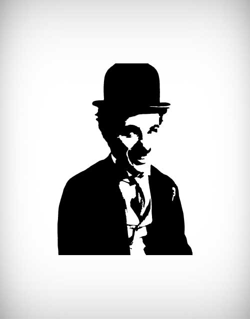 500x639 Charlie Chaplin Vector
