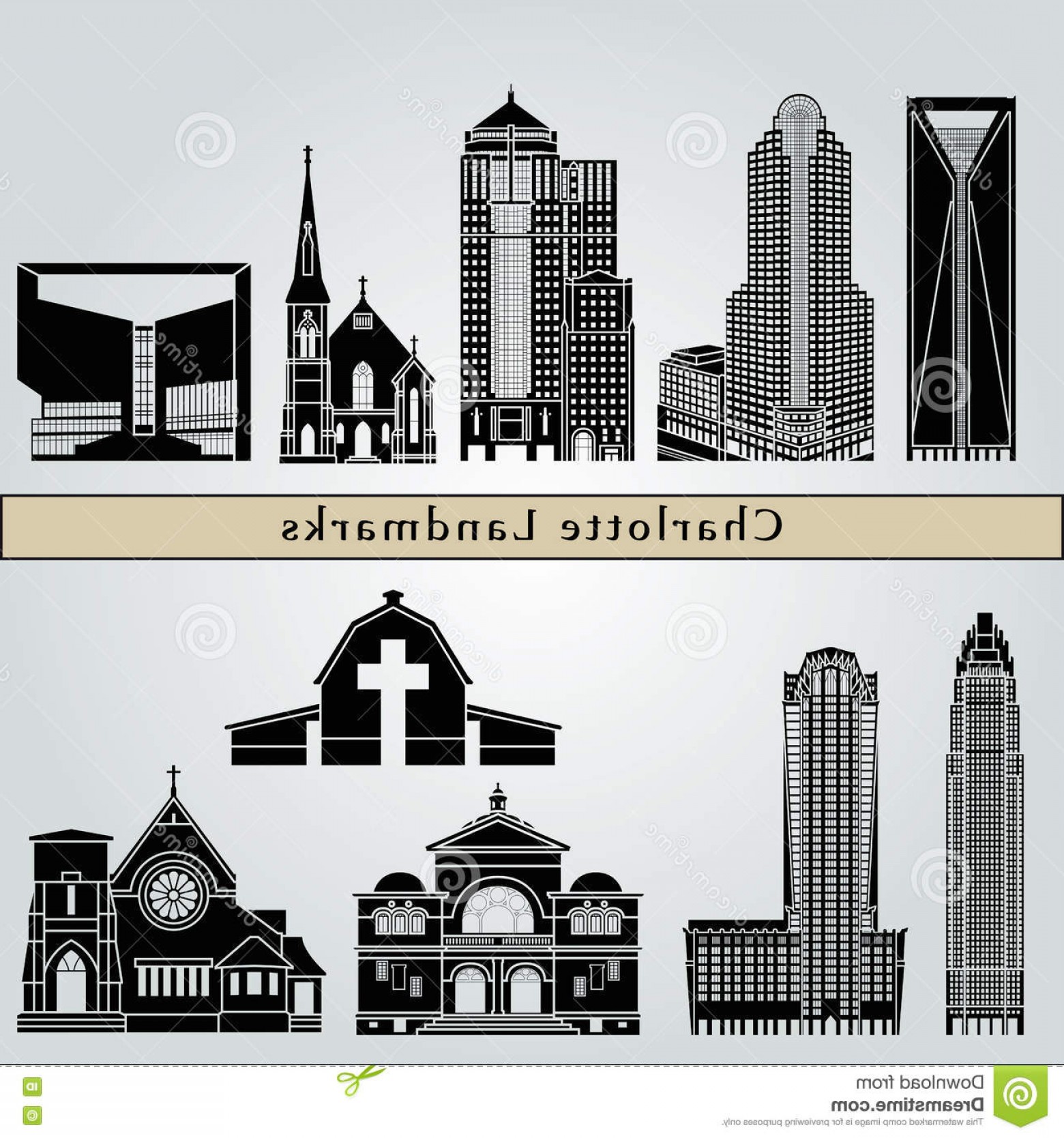 1560x1668 Charlotte Skyline Silhouette Vector Lazttweet