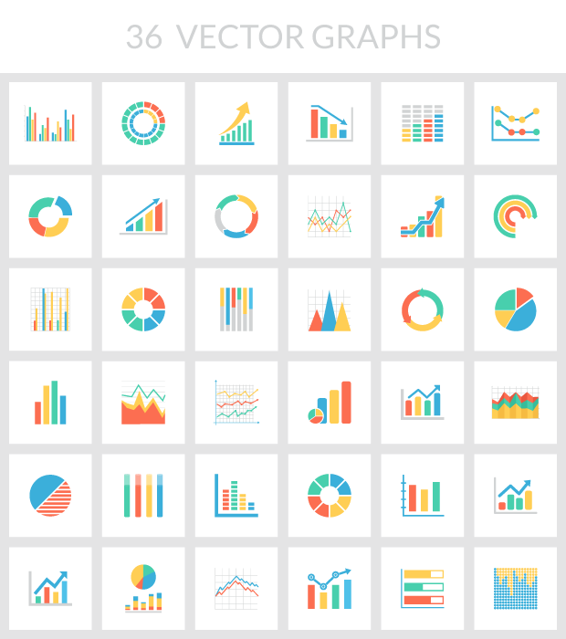 620x700 Free Collection Of 36 Vector Graphs Amp Charts