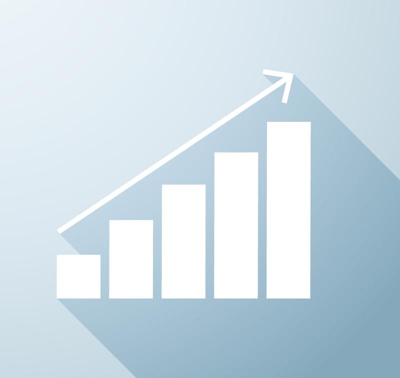 800x757 Simple Business Growth Chart Design Vector [Ai]