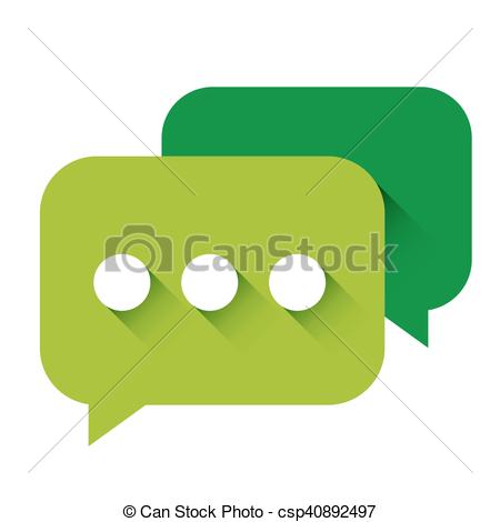 450x470 Chat Icon Vector Green.