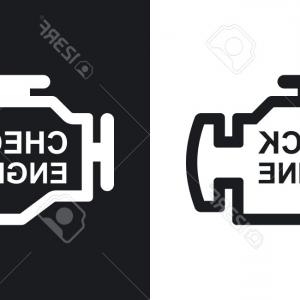 300x300 Isolated Monochrome Of Car Engine Vector Geekchicpro