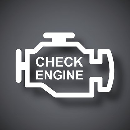416x416 Vector Check Engine Icon Stock Vectors