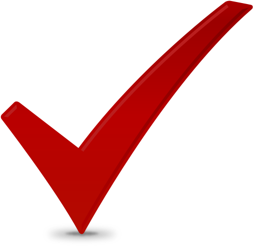 500x485 Check Icon Red Svg(Vector)public Domain Icon Park Share The