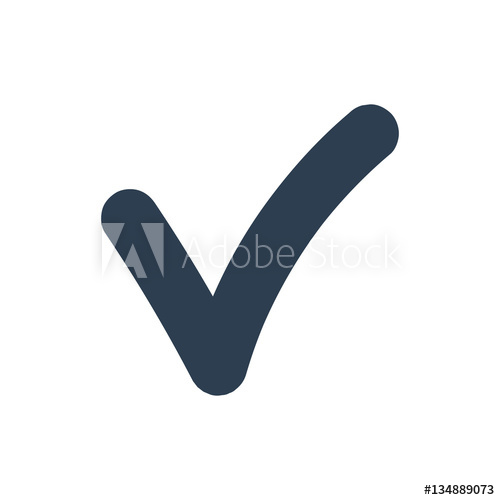 500x500 Check Icon Vector.