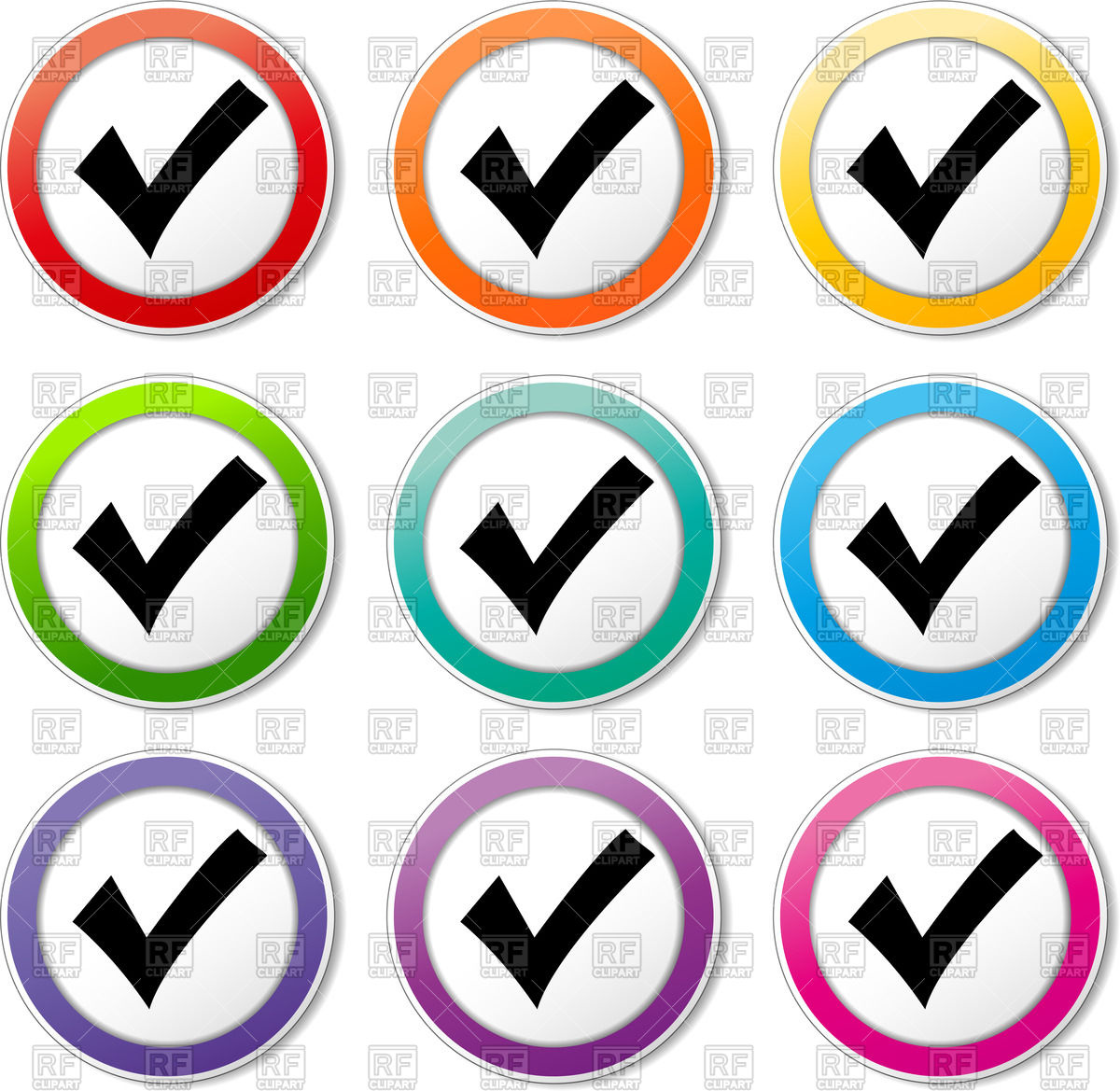 1200x1169 Check Mark Icons Vector Image Vector Artwork Of Icons And