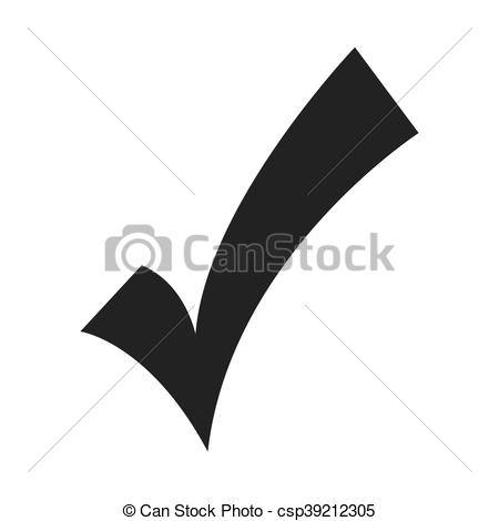 450x470 Check Mark Confirm Sign Icon Vector Graphic. Check Mark Tick