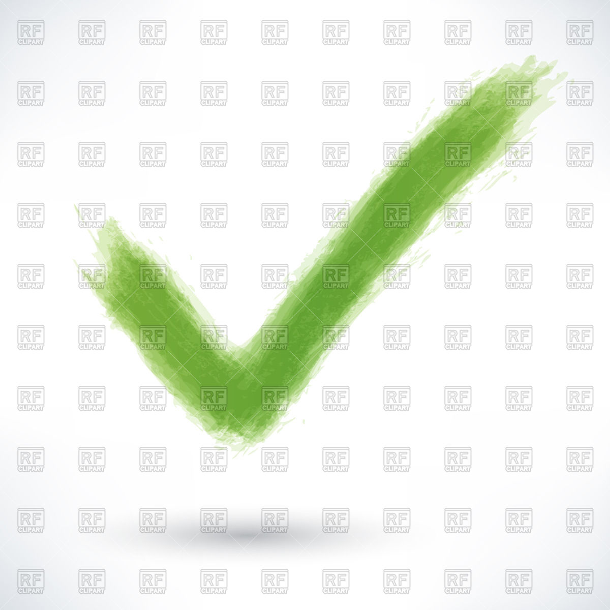 1200x1200 Sketchy Green Check Mark Vector Image Vector Artwork Of Signs