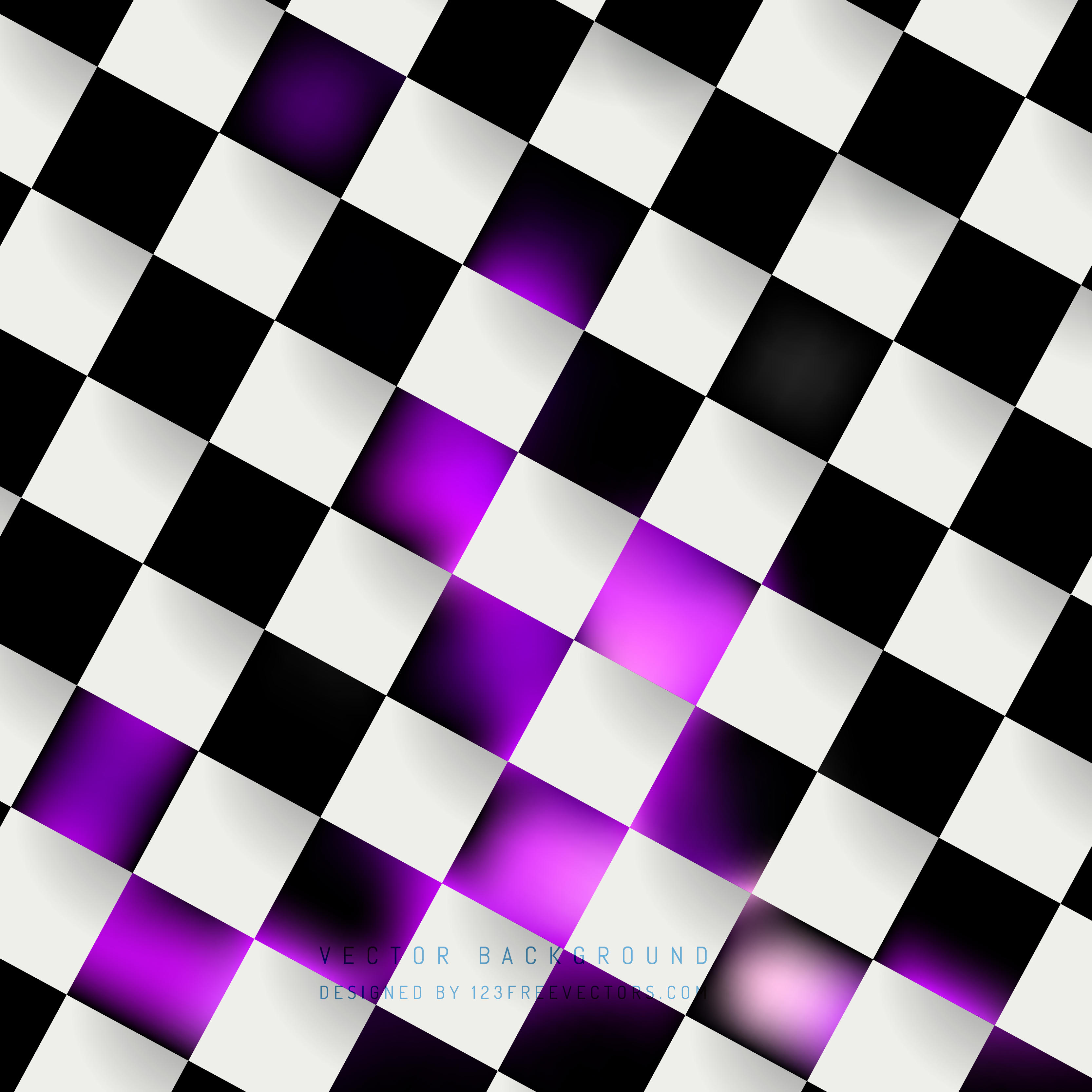3333x3333 Purple Black Checkerboard Background Graphics 123freevectors
