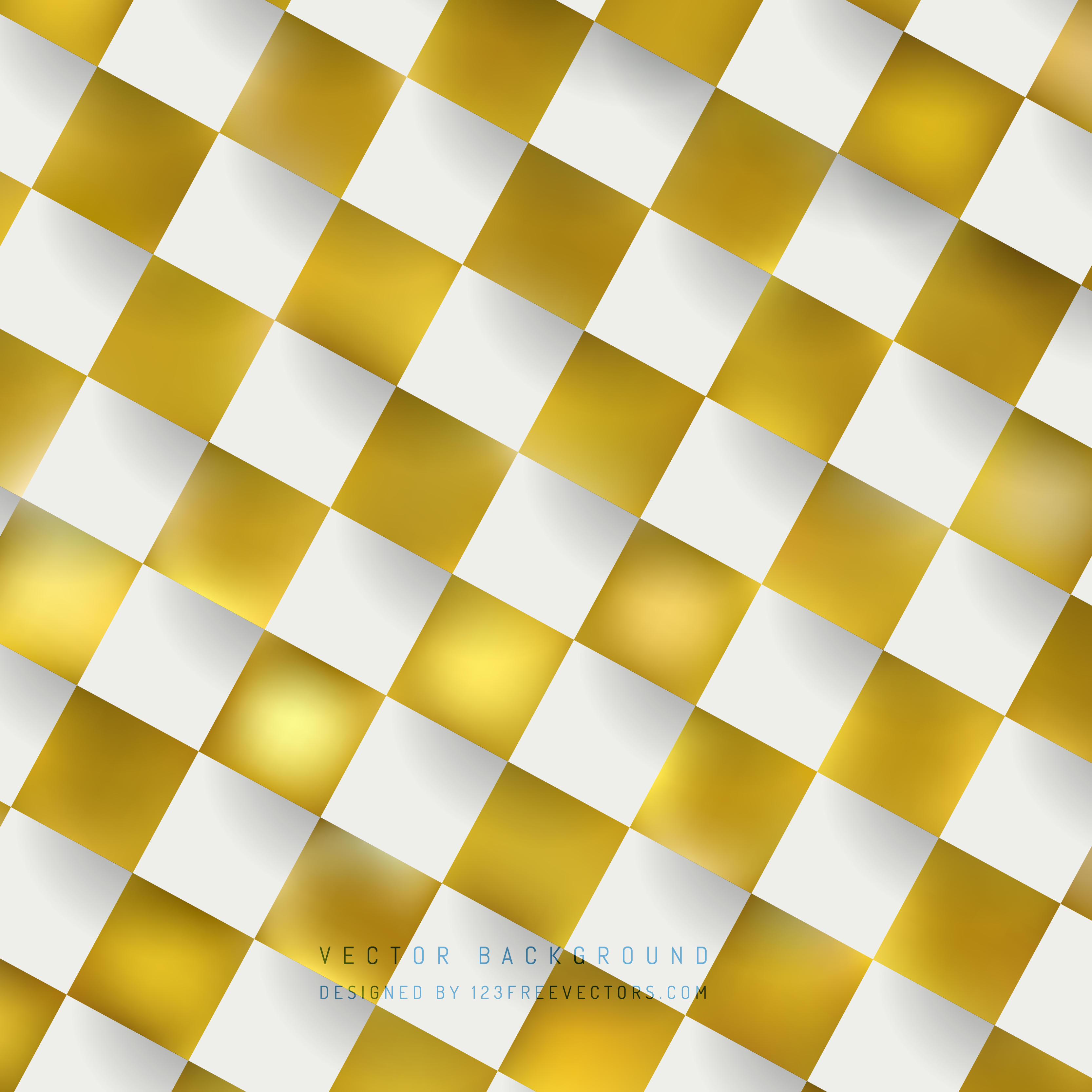 3333x3333 Yellow Checkerboard Background 123freevectors