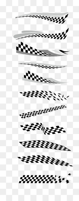 260x660 Download Black And White Flag Checkered Flag Vector Material