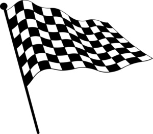 300x264 Free Clipart Checkered Flags