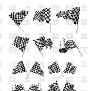 300x300 Racing Background With Checkered Flag Vector Sohadacouri