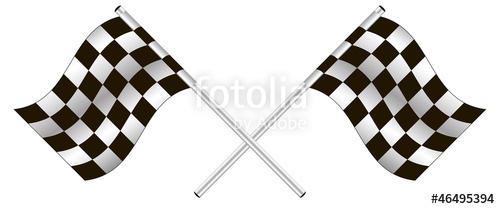 500x209 Checkered Flag. Vector Stock Image And Royalty Free Vector Files