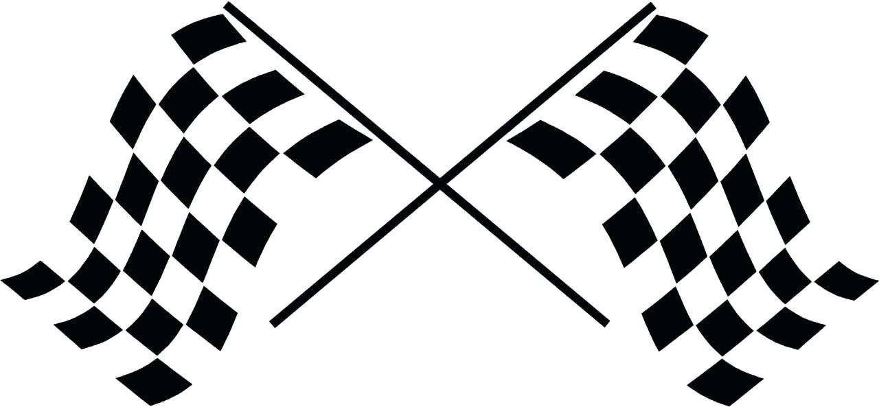 1280x593 Checkered Flag Logo Art
