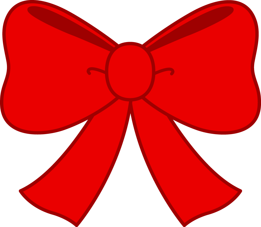 830x723 Red Cheer Bow Clipart