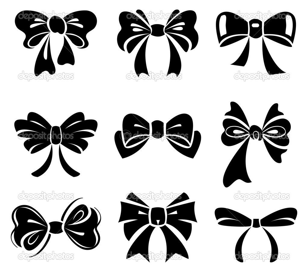 1023x904 15 Simple Vector Bow Images