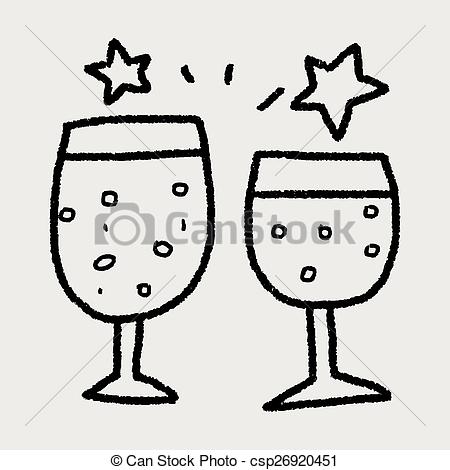450x470 Doodle Cheers Clipart Vector